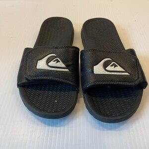 Quicksilver sandals.  Black.  Sz 4Y